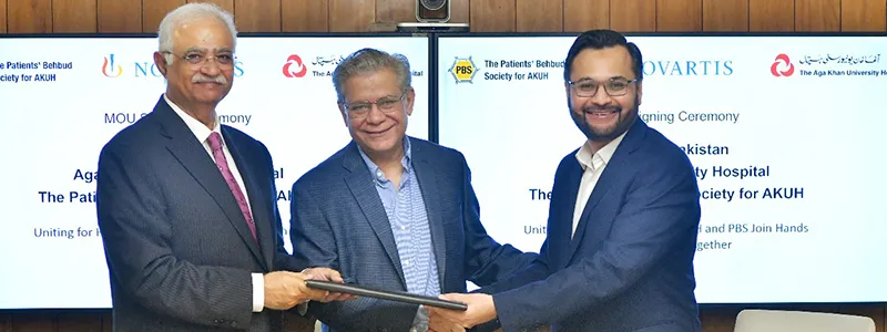 AKUH and PBS Partner with Novartis Pakistan to support targeted therapy of deserving Cancer patients