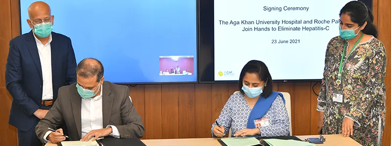 Roche and AKU Outreach Health Network signs agreement to fight HEP-C