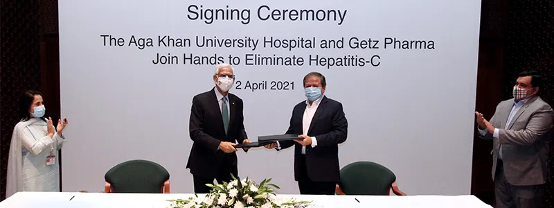 Getz Pharma and the Aga Khan University Outreach Health Network join hands to eliminate Hepatitis-C
