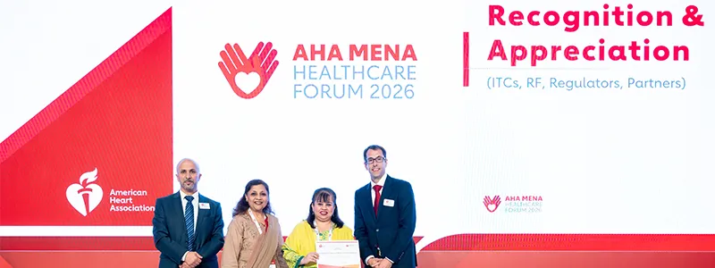 Nursing Education Services, Division of Nursing Services, Honoured at AHA MENA Healthcare Forum 2026