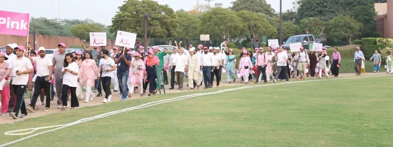 Experts Partaking in ‘Pink Walk’ Stress Early Detection of Breast Cancer