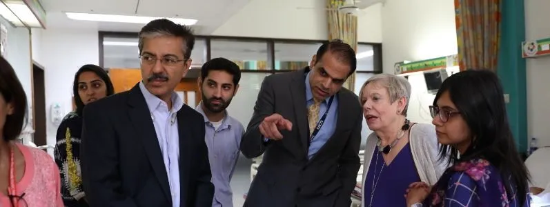 Karen Armstrong Visits The Aga Khan University Hospital