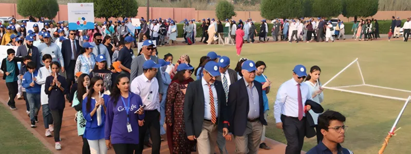 AKUH Holds a Joyful Walk to Celebrate World Children’s Day