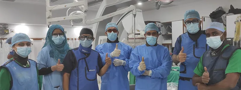 AKUH performs a low-risk procedure for a risky heart condition